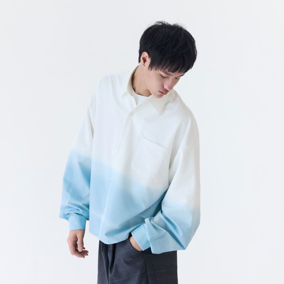 漸層暈染襯衫 Gradient Effect Shirt