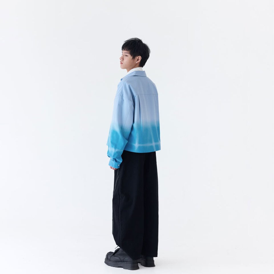 MSN0215-252 漸層暈染襯衫 Gradient Effect Shirt