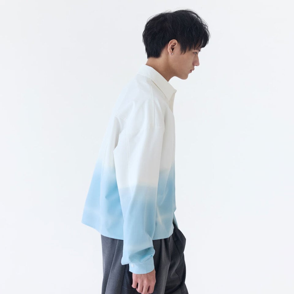 MSN0215-252 漸層暈染襯衫 Gradient Effect Shirt