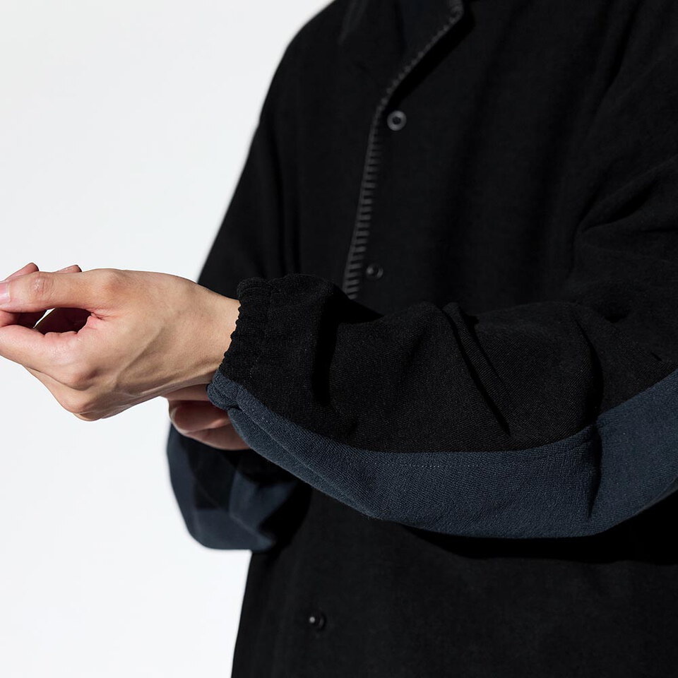 針織長袖襯衫 Merged Knit LS Shirt