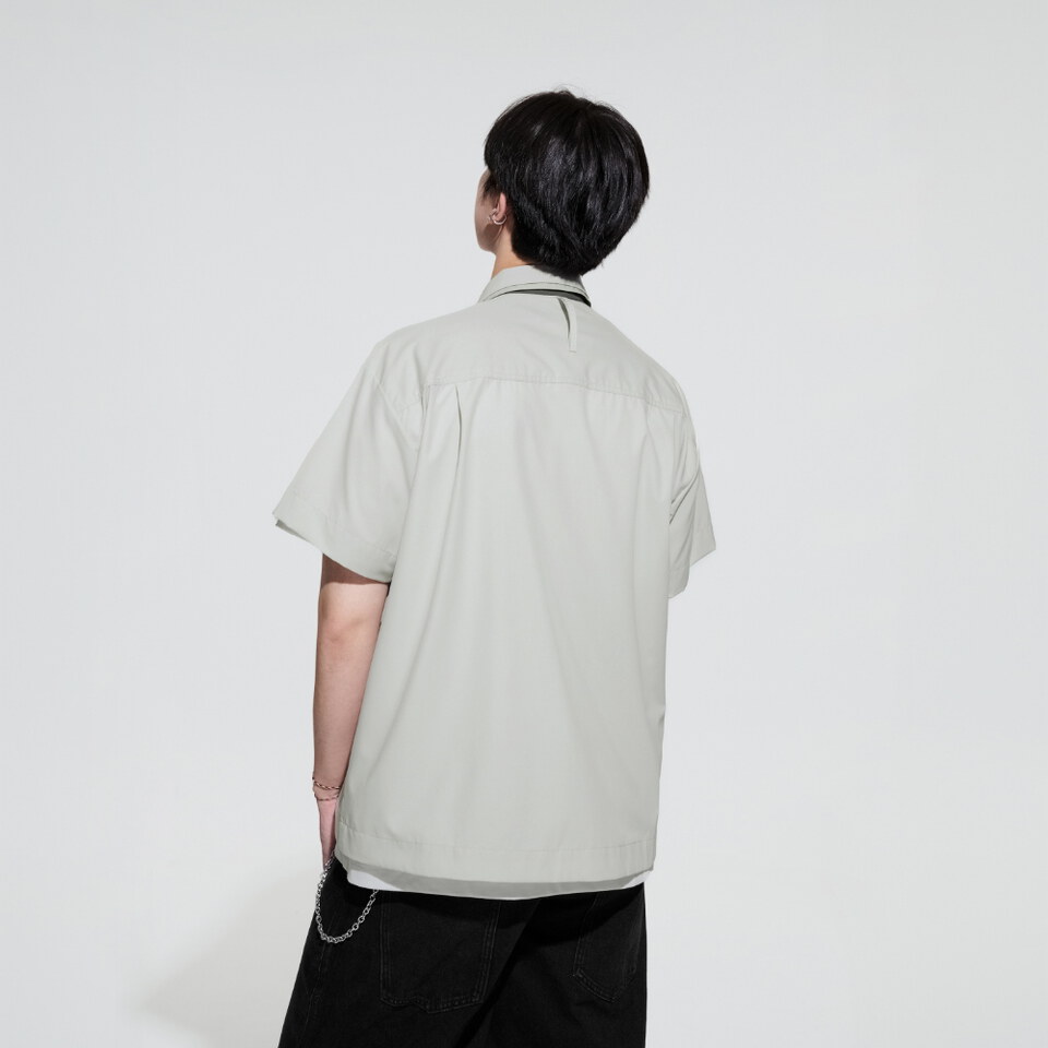 口袋短袖襯衫 Work Mode Shirt