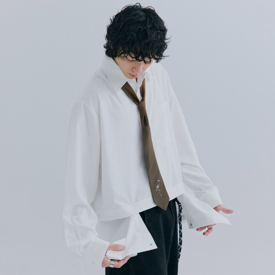 裁短長袖襯衫 Detachable Panel Shirt