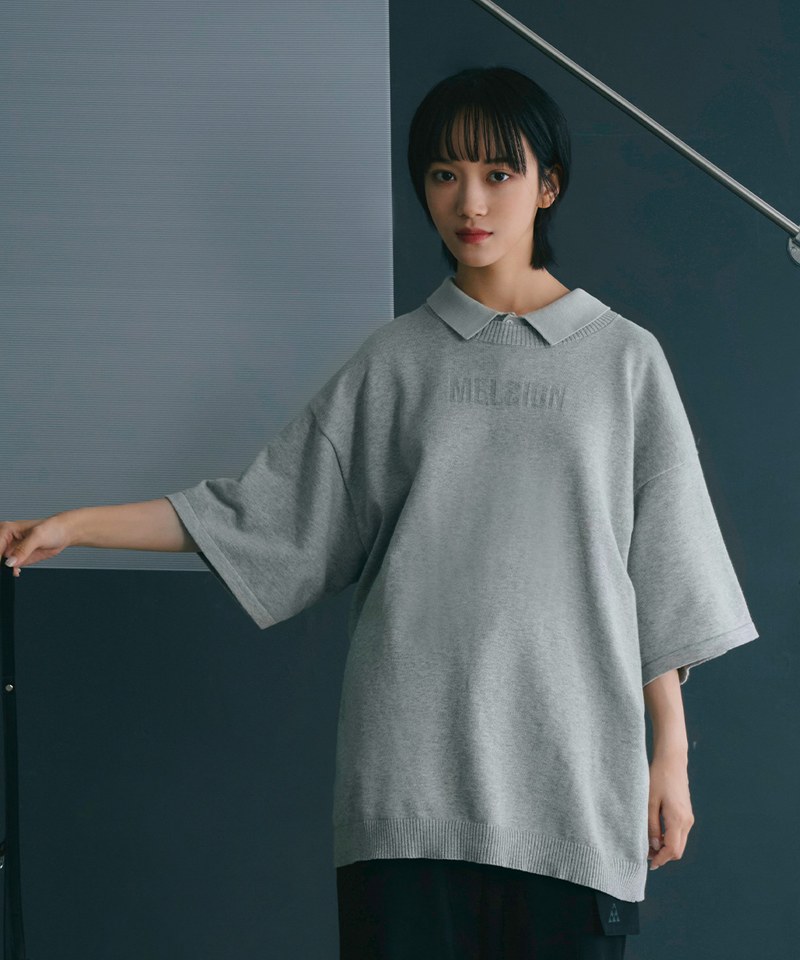 MELSIGN 針織上衣 Summer Knit Logo Tee