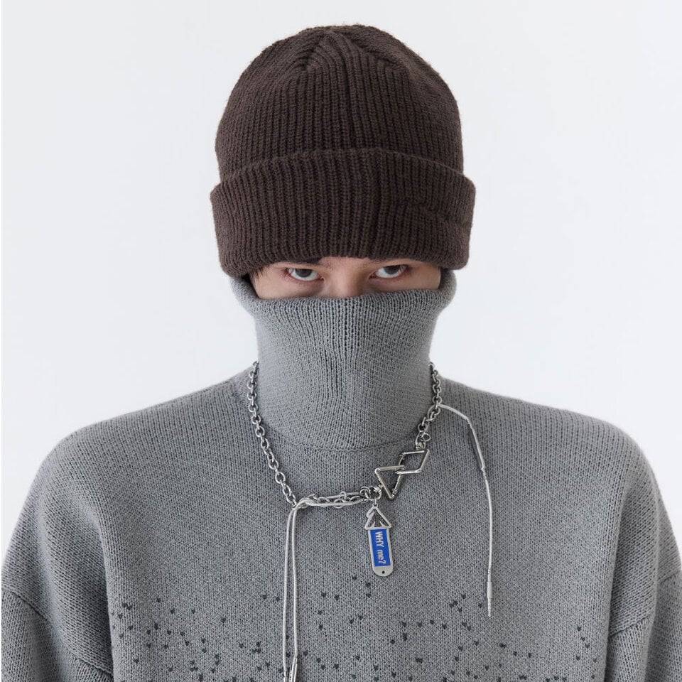 MSN0307-252 針織上衣 Bitmap Shift Knit Turtleneck