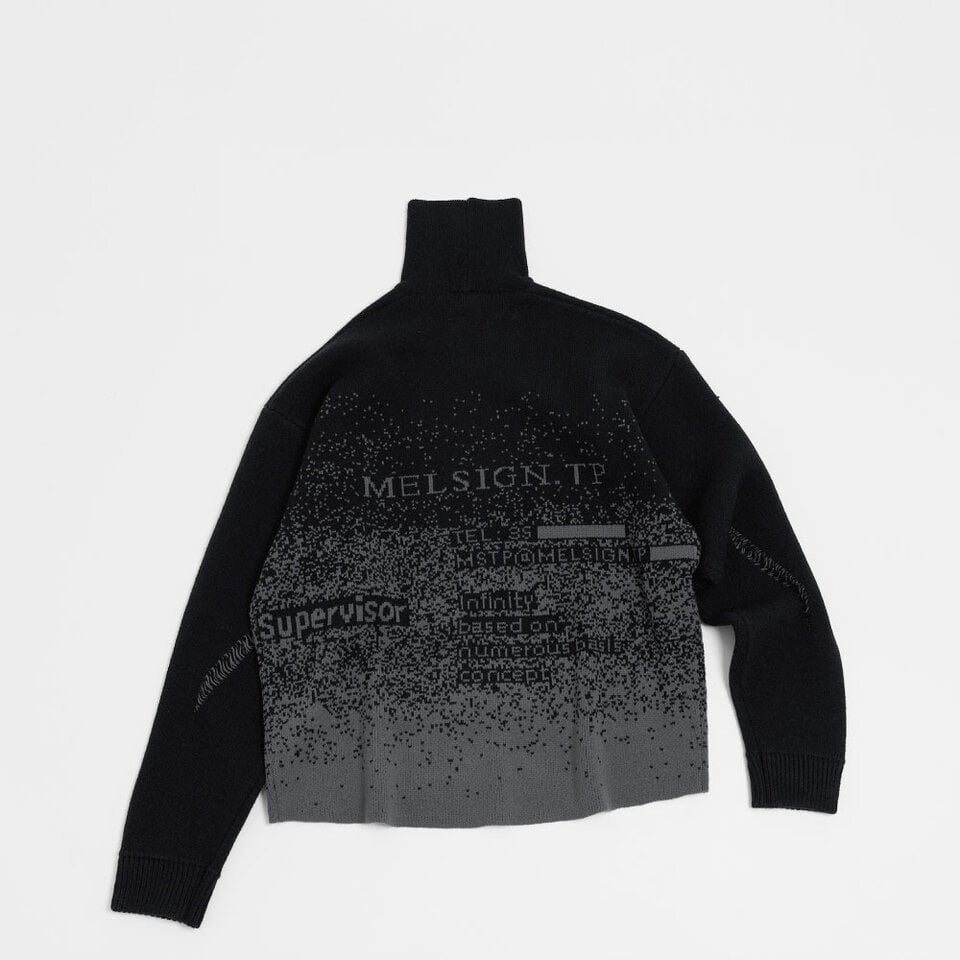 MSN0307-252 針織上衣 Bitmap Shift Knit Turtleneck