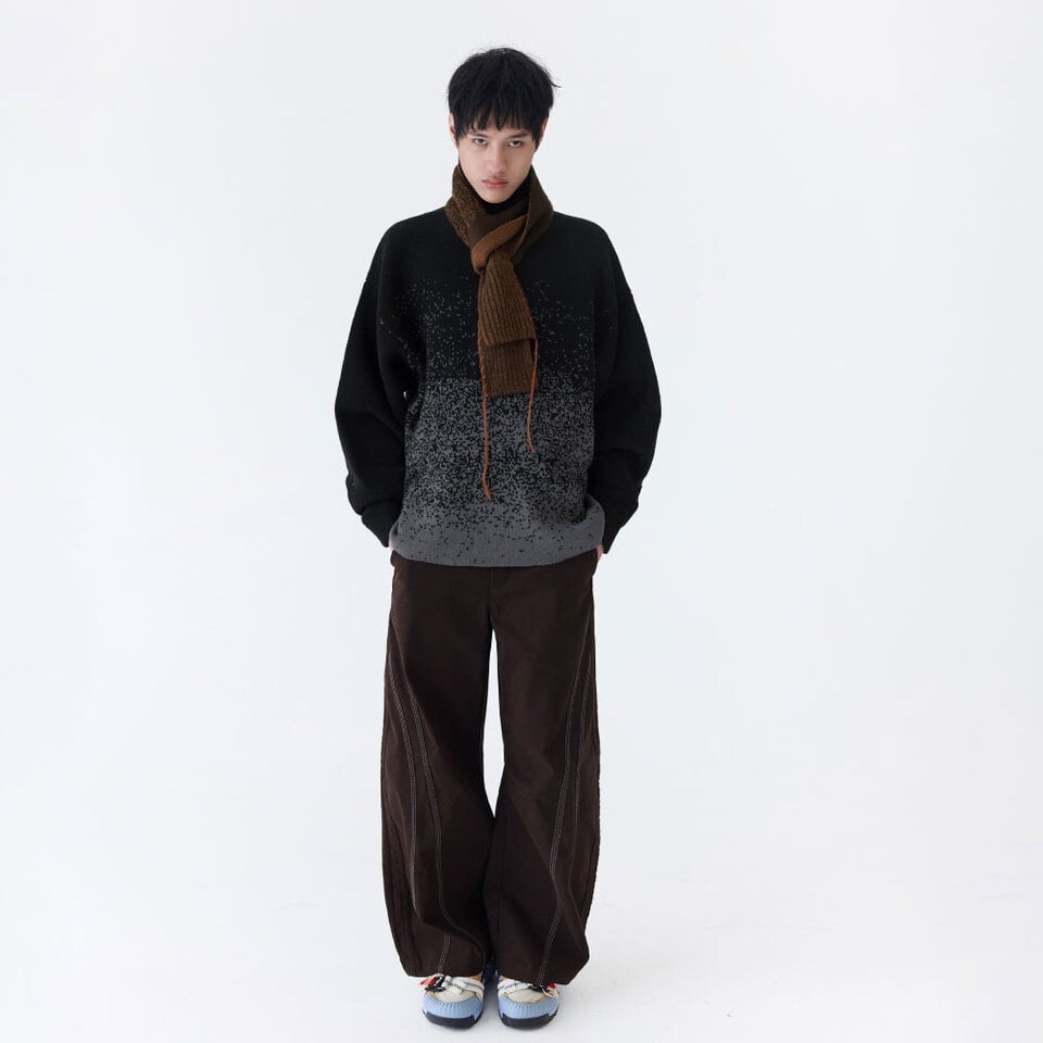 MSN0307-252 針織上衣 Bitmap Shift Knit Turtleneck