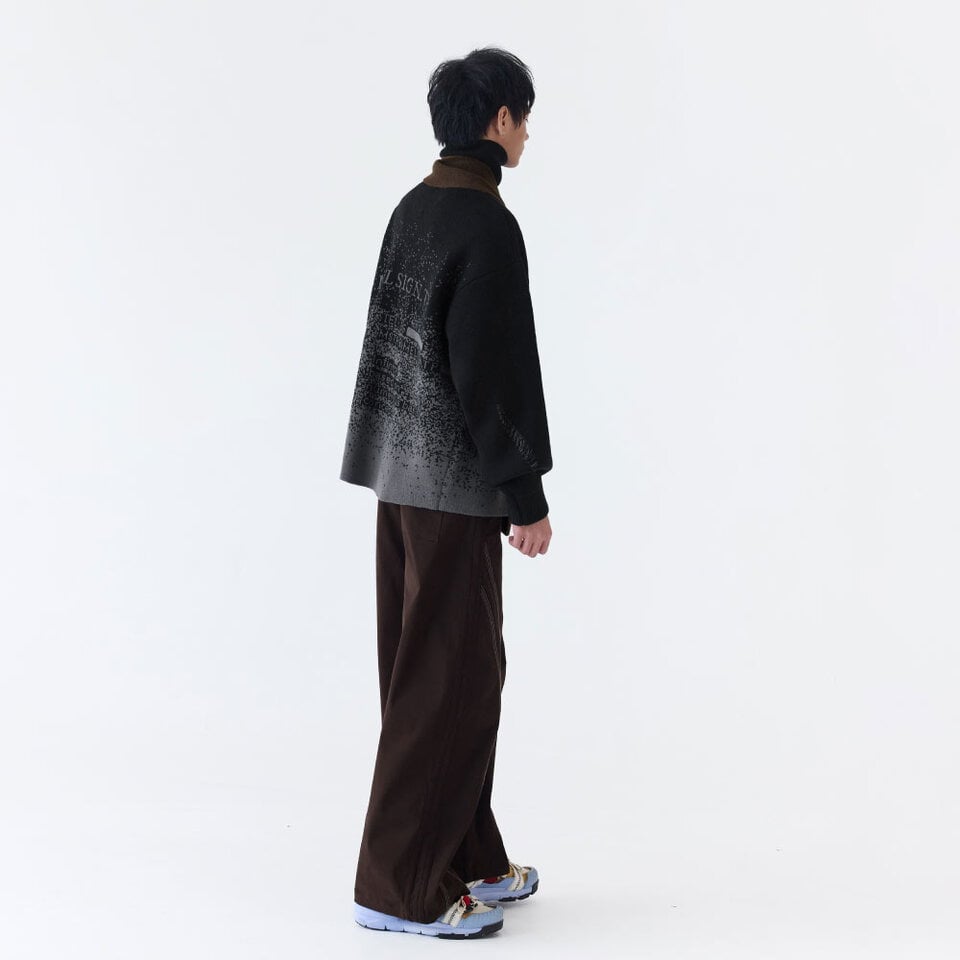 MSN0307-252 針織上衣 Bitmap Shift Knit Turtleneck
