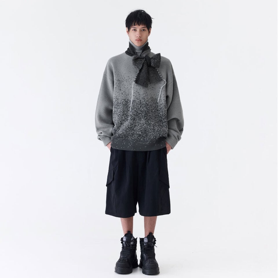 MSN0307-252 針織上衣 Bitmap Shift Knit Turtleneck