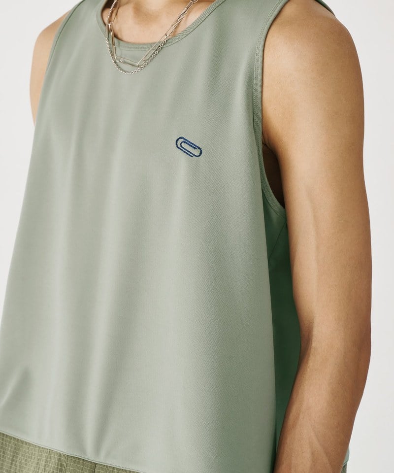 MSN0501-252 層次拼接背心 Layered Clip Vest