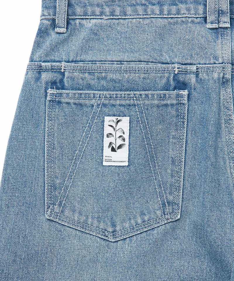 MELSIGN 直筒牛仔褲 Label Deep Denim