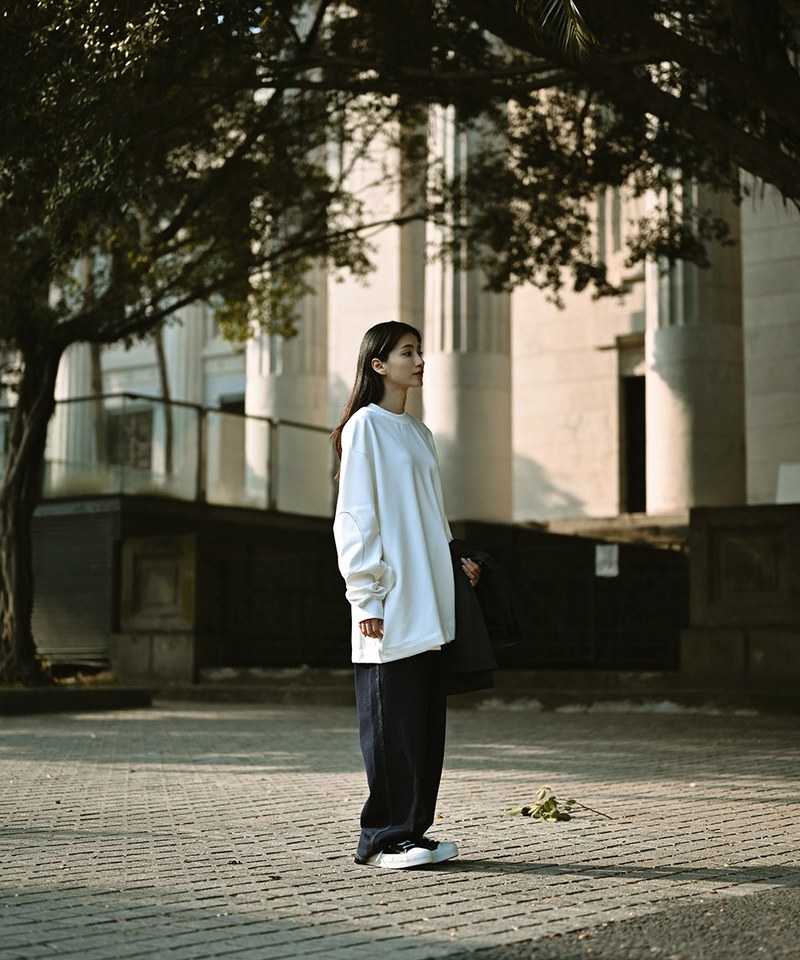 MELSIGN 直筒牛仔褲 Label Deep Denim