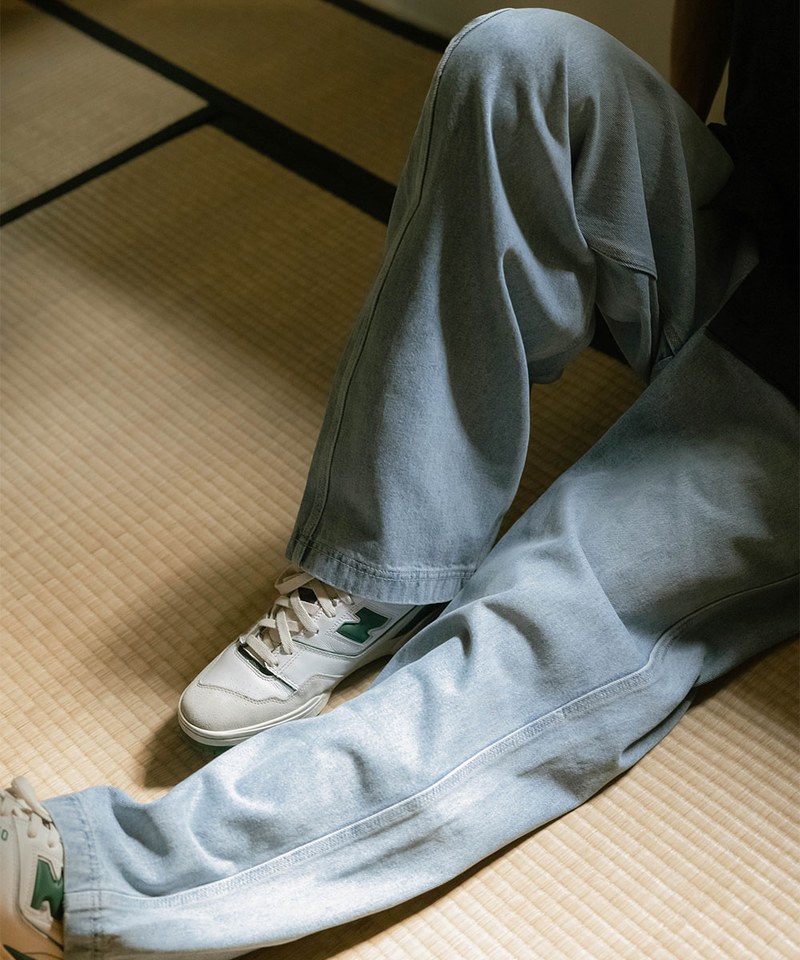 MELSIGN 直筒牛仔褲 Label Deep Denim