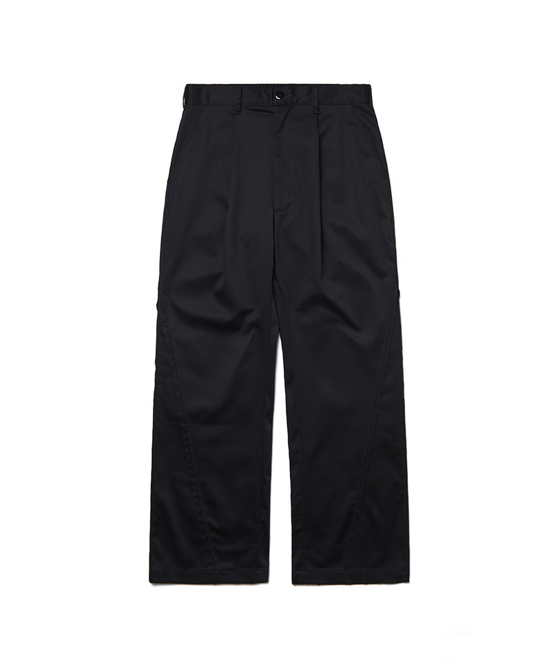 MELSIGN 斜向剪裁寬鬆直筒褲 Twisted Concept Trousers