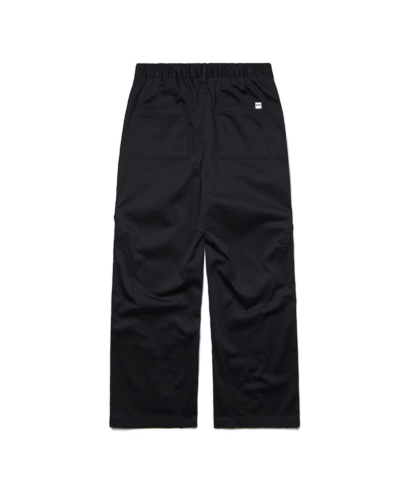 MELSIGN 斜向剪裁寬鬆直筒褲 Twisted Concept Trousers