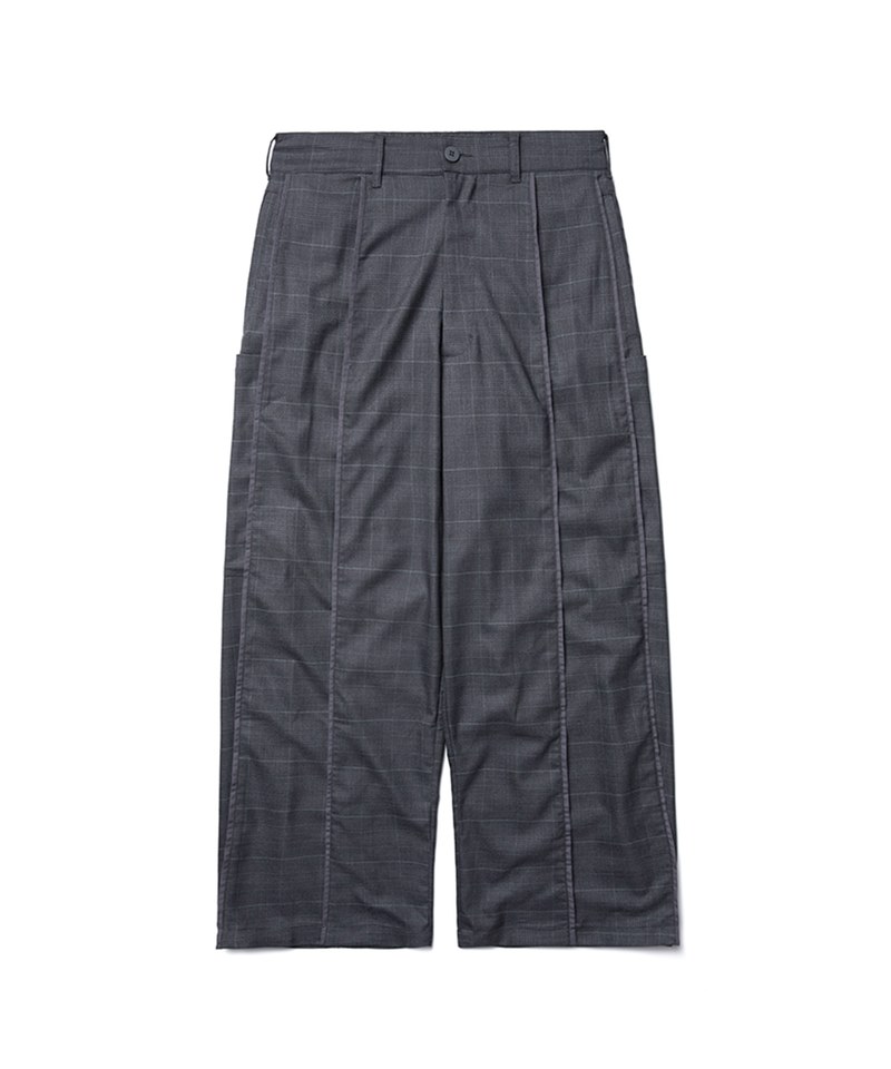 MSN1611-231 MELSIGN 寬鬆格紋長褲 Baggy Tartan Trousers V2