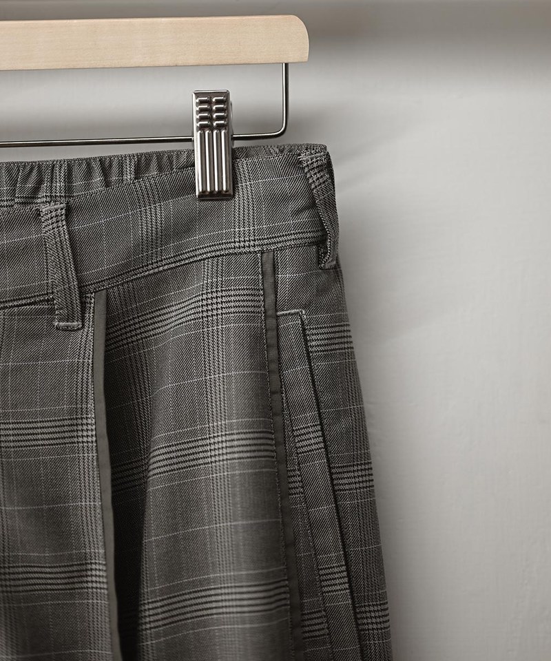 MELSIGN 寬鬆格紋長褲 Baggy Tartan Trousers V2