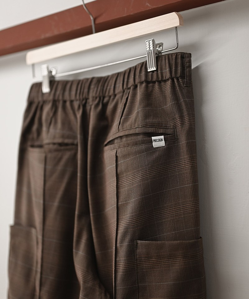MELSIGN 寬鬆格紋長褲 Baggy Tartan Trousers V2