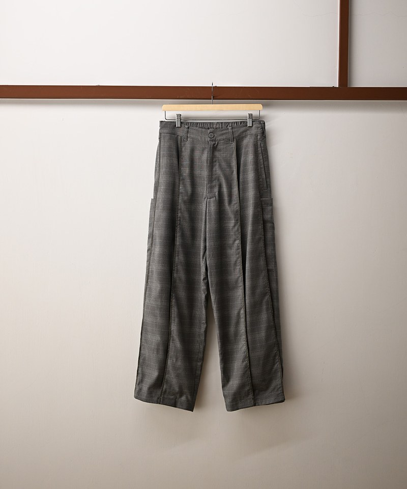 MELSIGN 寬鬆格紋長褲 Baggy Tartan Trousers V2