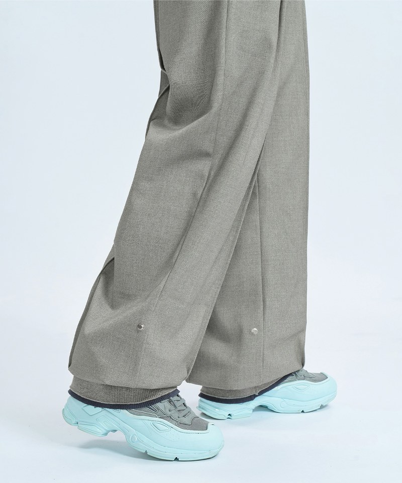 異材質寬鬆長褲 Oct Double Layer Comfy Trousers