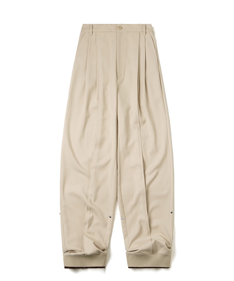 異材質寬鬆長褲 Oct Double Layer Comfy Trousers