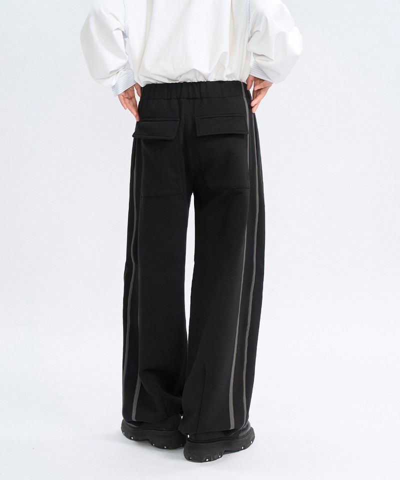 MSN1625-251 鬆緊抽繩長褲 3X-Tailoring Track Pants