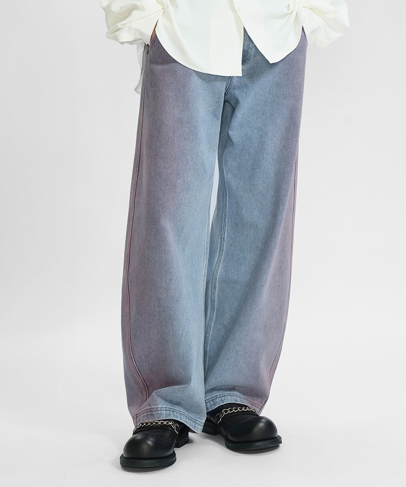 水洗丹寧長褲 MEL 25. Washed Denim Jeans