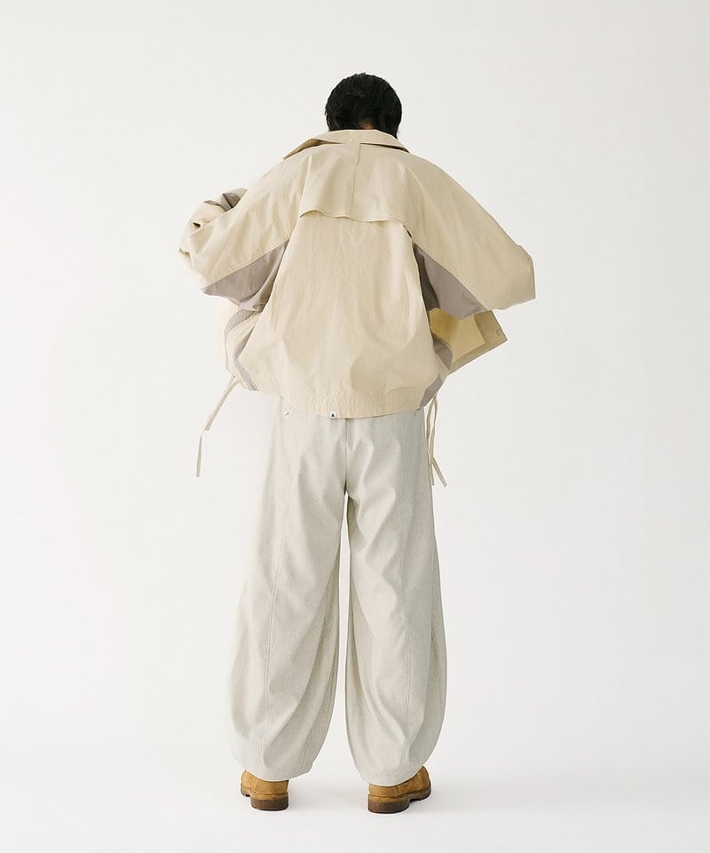 MSN1630-252 圓闊開衩長褲 Special Cutting Linen Pants