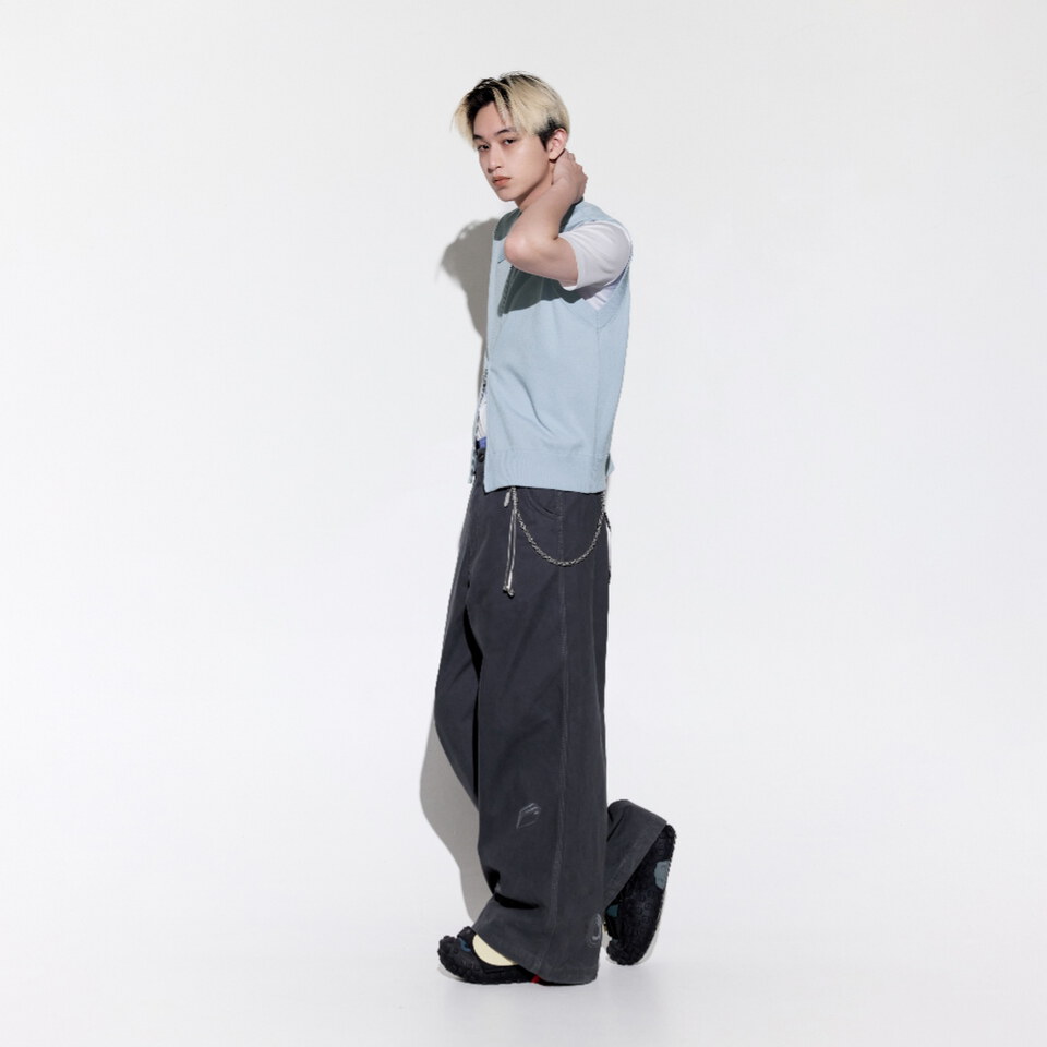 圖紋長褲 Digital Code Work Pants