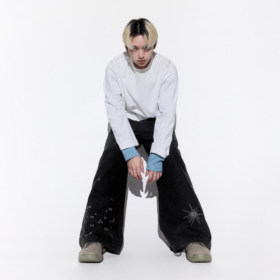 圖紋長褲 Digital Code Work Pants