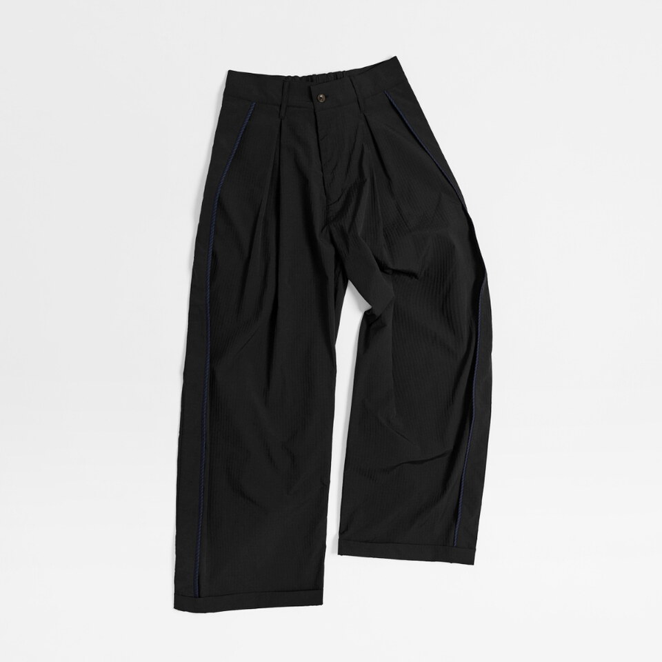 MSN1638-261 格紋長褲 Plaid Track Pants