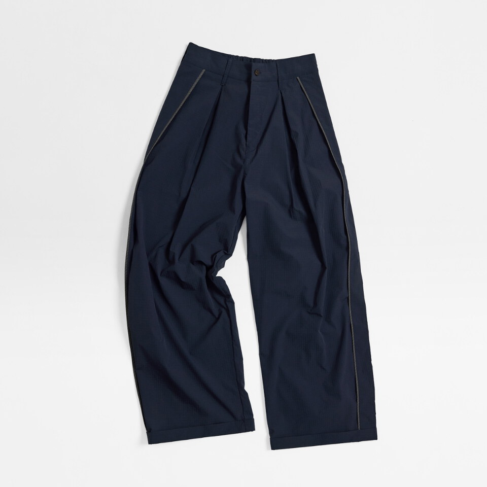 格紋長褲 Plaid Track Pants