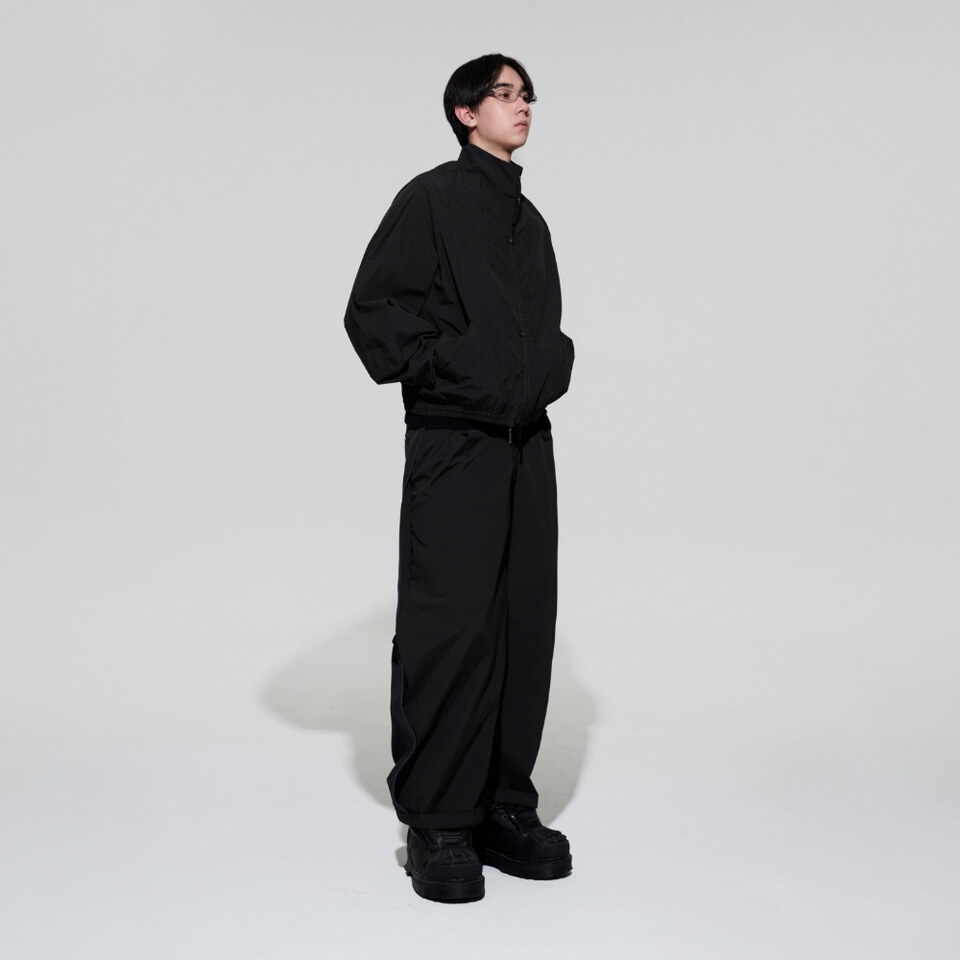 格紋長褲 Plaid Track Pants