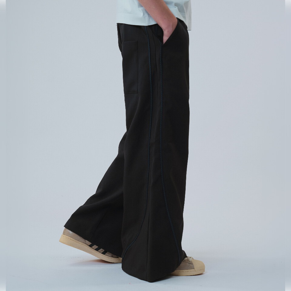 MSN1640-262 跳色滾邊長褲 Outline Piped Pants