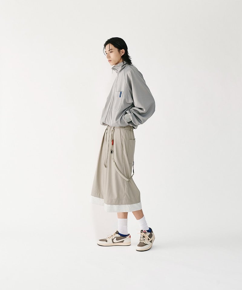 打褶寬褲 Cropped Wide Trousers
