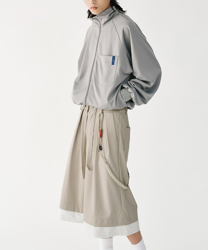 打褶寬褲 Cropped Wide Trousers