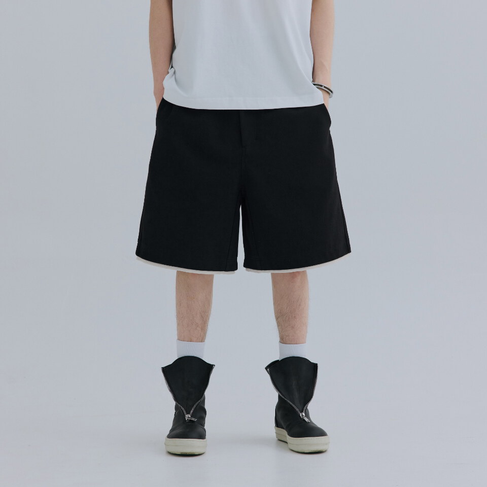 休閒短褲 Layered Edge Sweatshorts