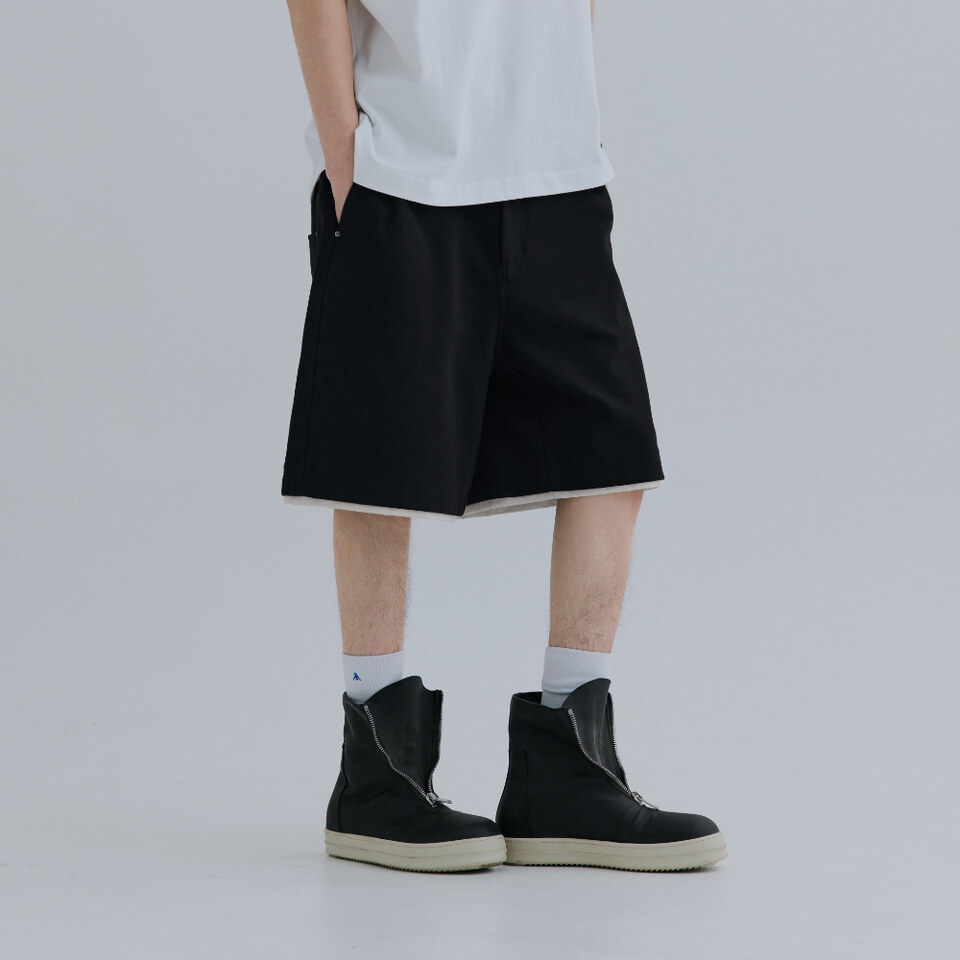休閒短褲 Layered Edge Sweatshorts