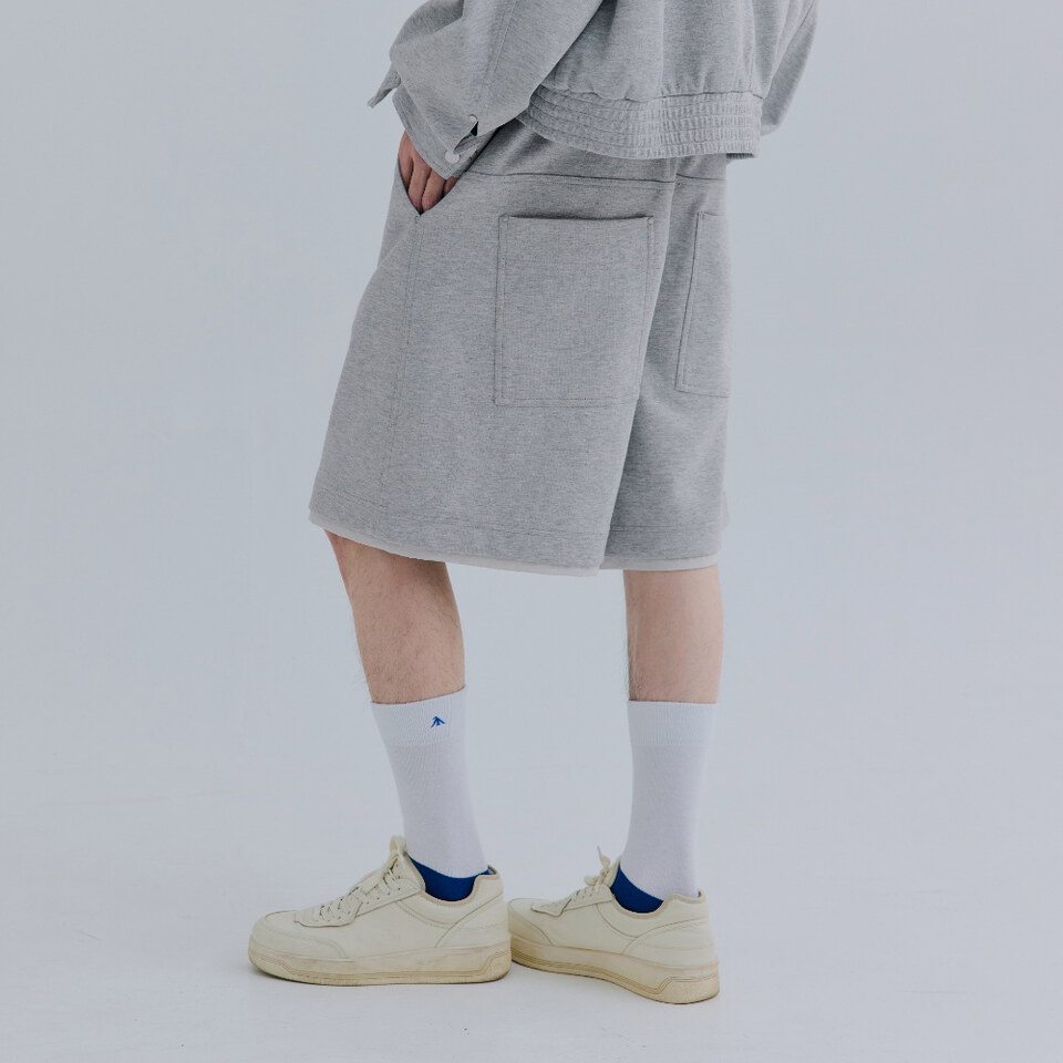 休閒短褲 Layered Edge Sweatshorts