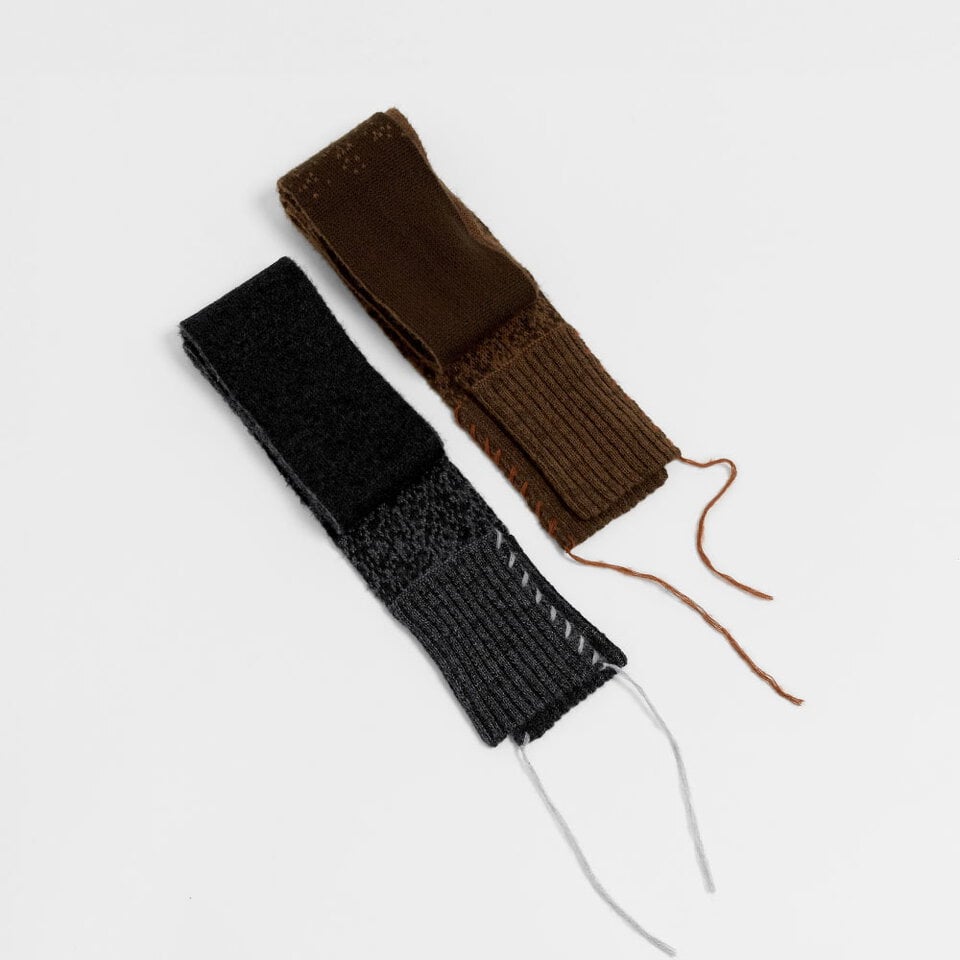 MSN2402-252 圍巾 2 Tone Bitmap Scarf