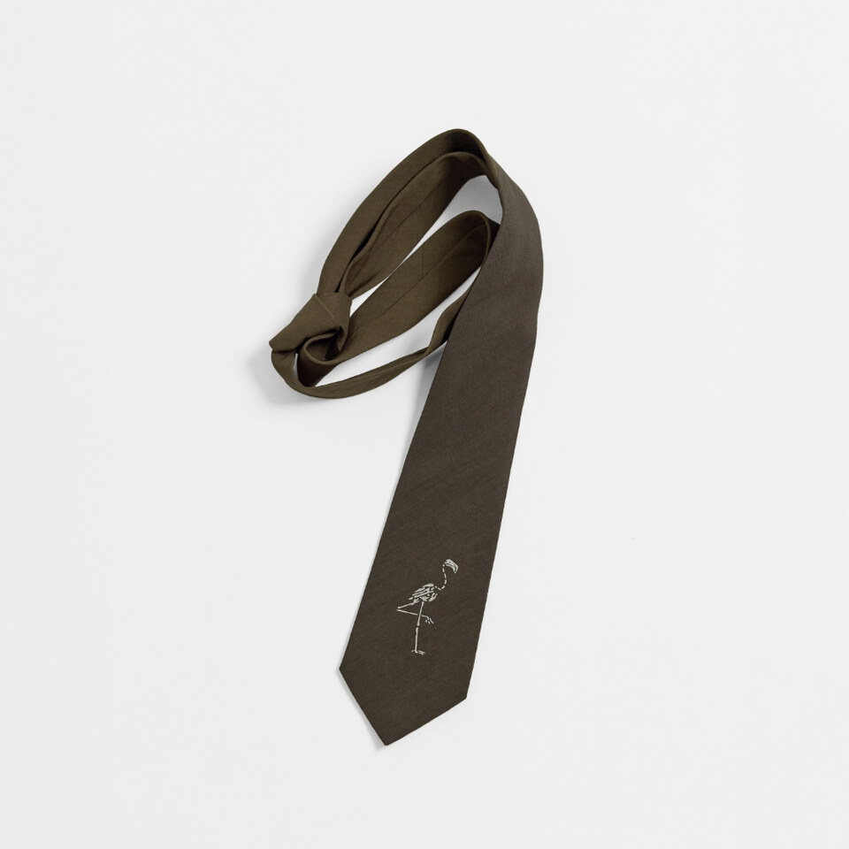 拼色領帶 Two-Tone Crane Tie