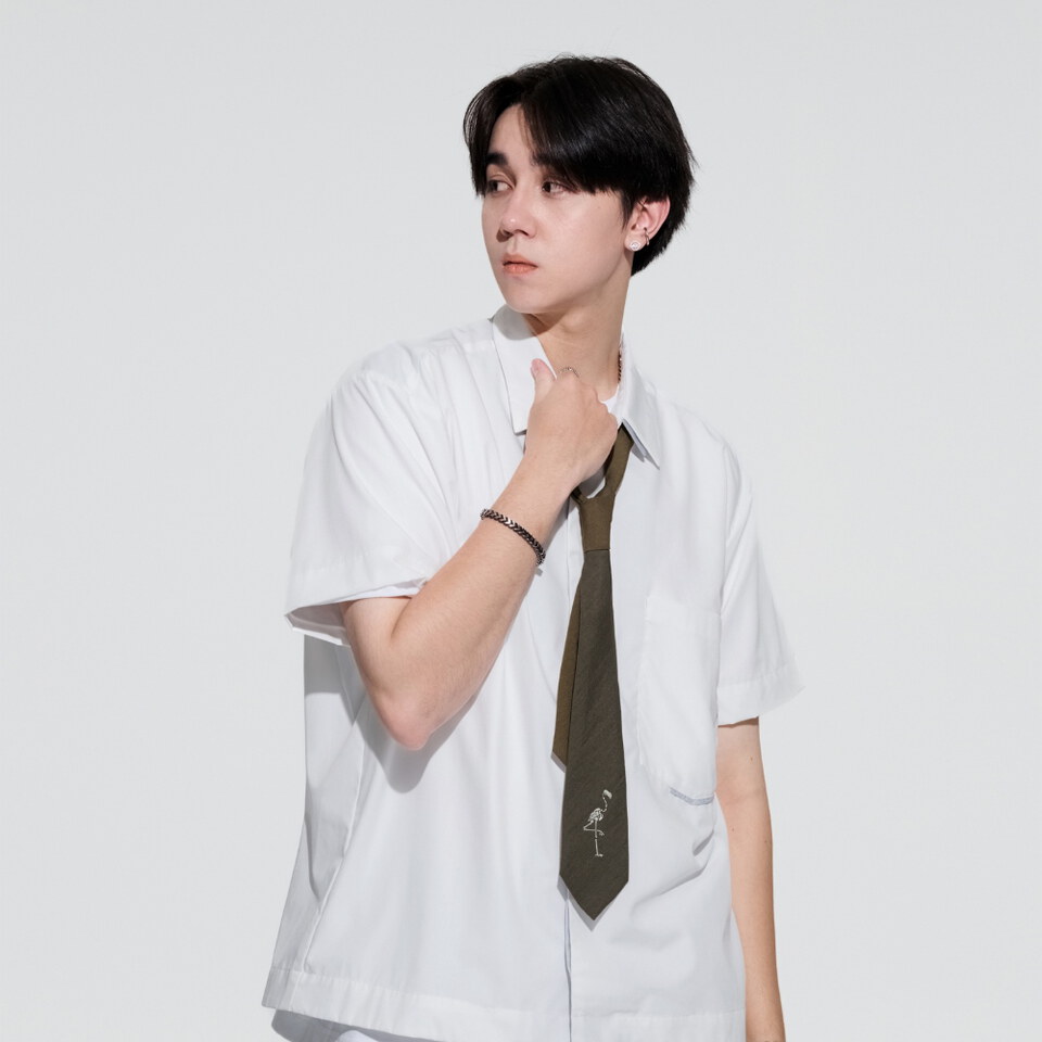 拼色領帶 Two-Tone Crane Tie
