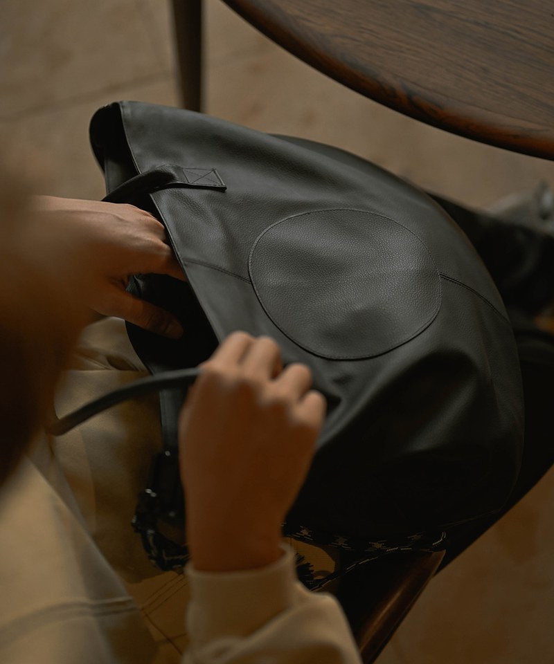 MELSIGN 托特包 2 Way Leather Strap Tote Bag