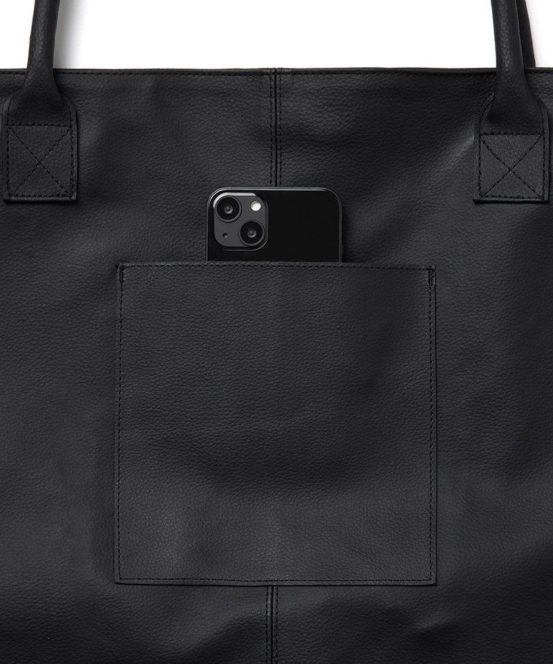 MELSIGN 托特包 2 Way Leather Strap Tote Bag