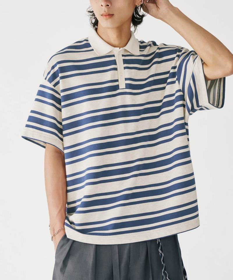 MSN3605-252 條紋Polo衫 Wide Stripe Polo