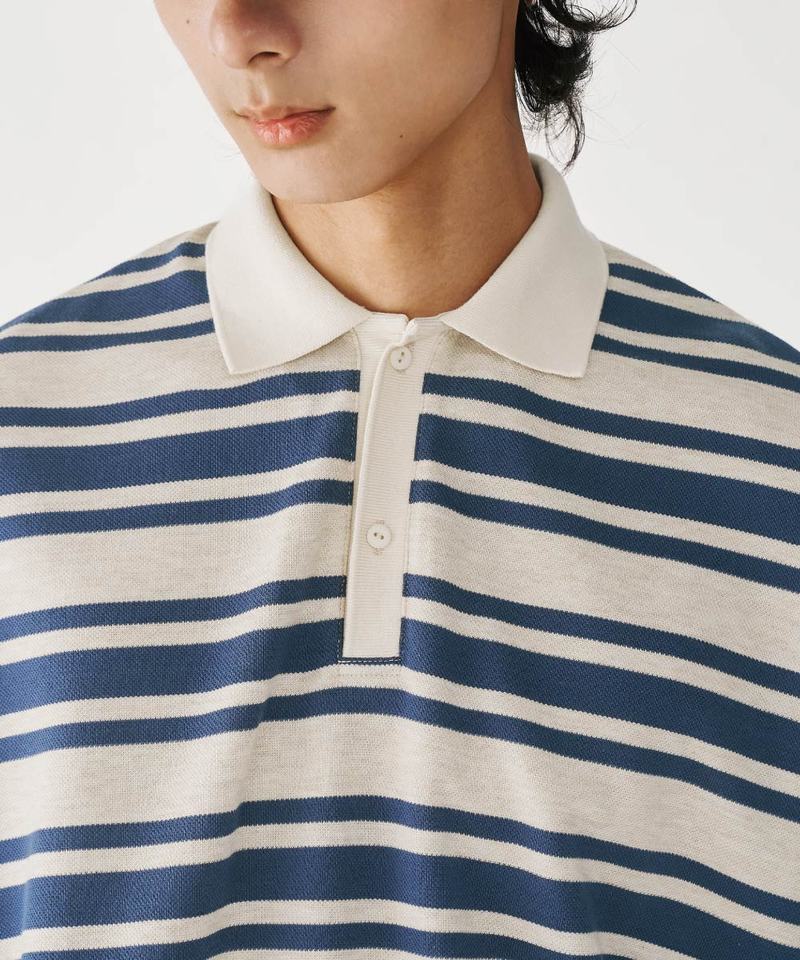 MSN3605-252 條紋Polo衫 Wide Stripe Polo