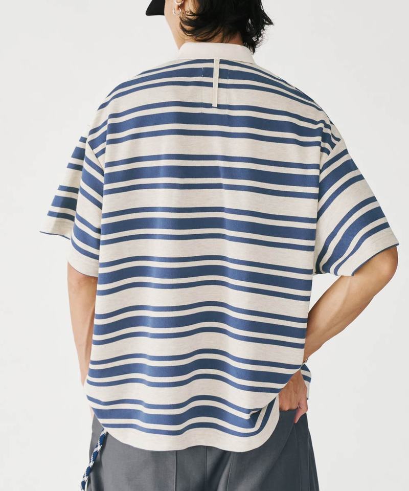 MSN3605-252 條紋Polo衫 Wide Stripe Polo