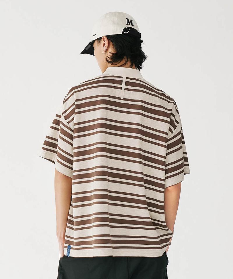 MSN3605-252 條紋Polo衫 Wide Stripe Polo
