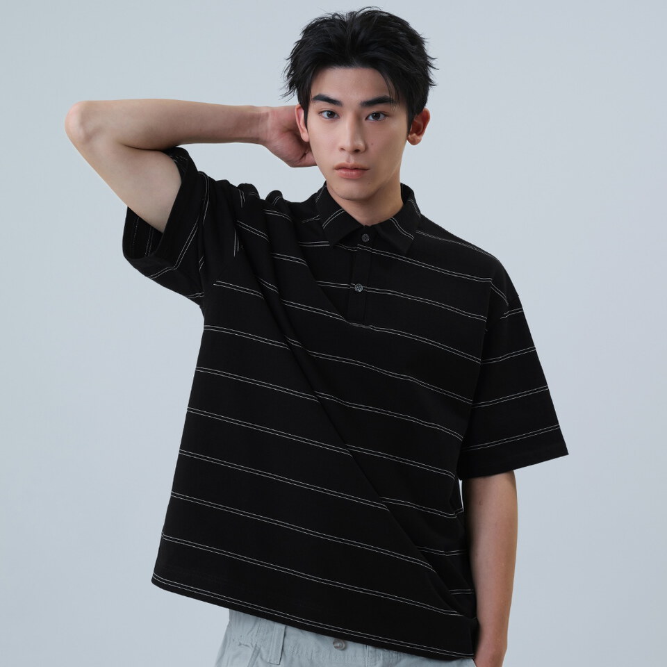 MSN3606-262 條紋Polo衫 Dadcore Border Polo