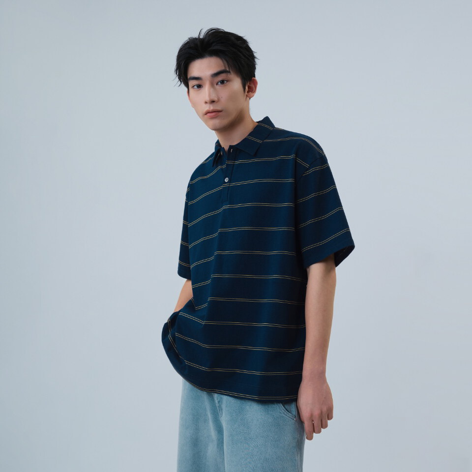 條紋Polo衫 Dadcore Border Polo