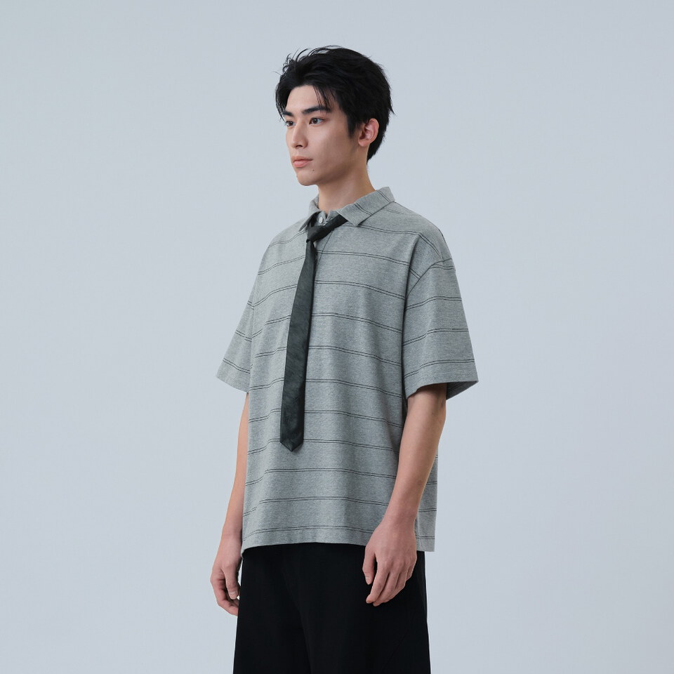 MSN3606-262 條紋Polo衫 Dadcore Border Polo